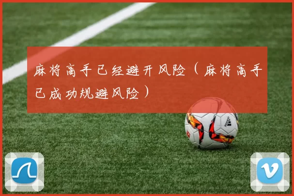 麻将高手已经避开风险（麻将高手已成功规避风险）